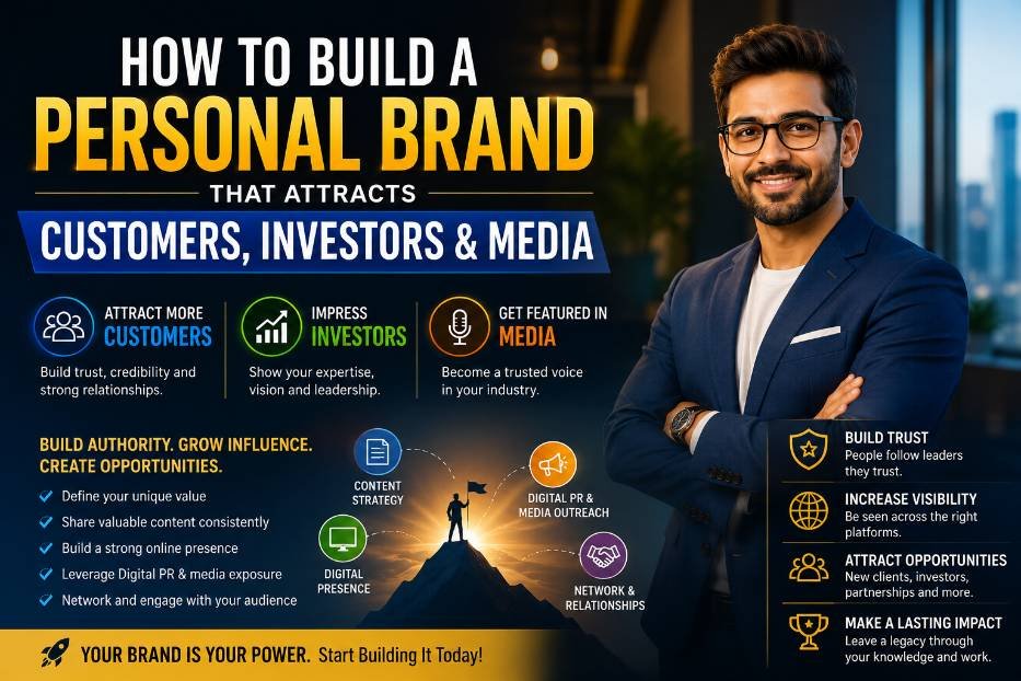 How to Build a Personal Brand That Attracts Customers, Investors & Media